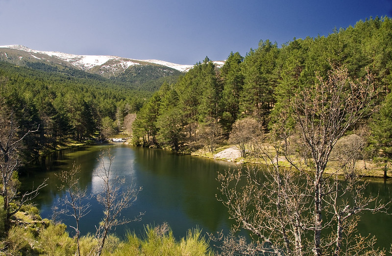 La Isla, paraje del rio Lozoya, antes de llegar a Rascafria